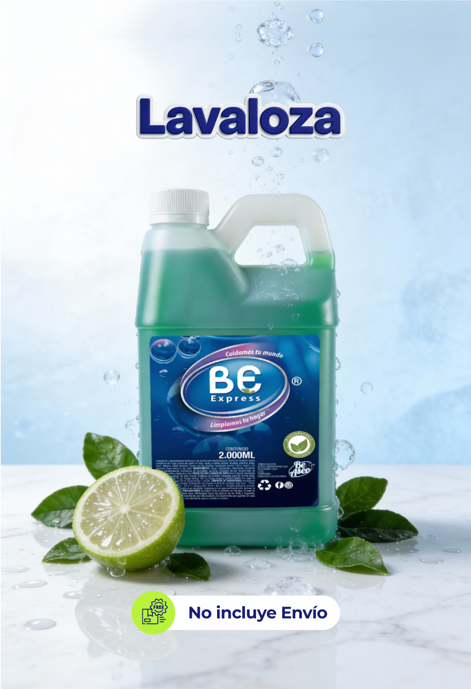 Lavaloza Be Express - Cuida tus manos, arrasa con la grasa